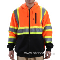 High Vis Sweater Security Hoodies Reflective Safety Jacket